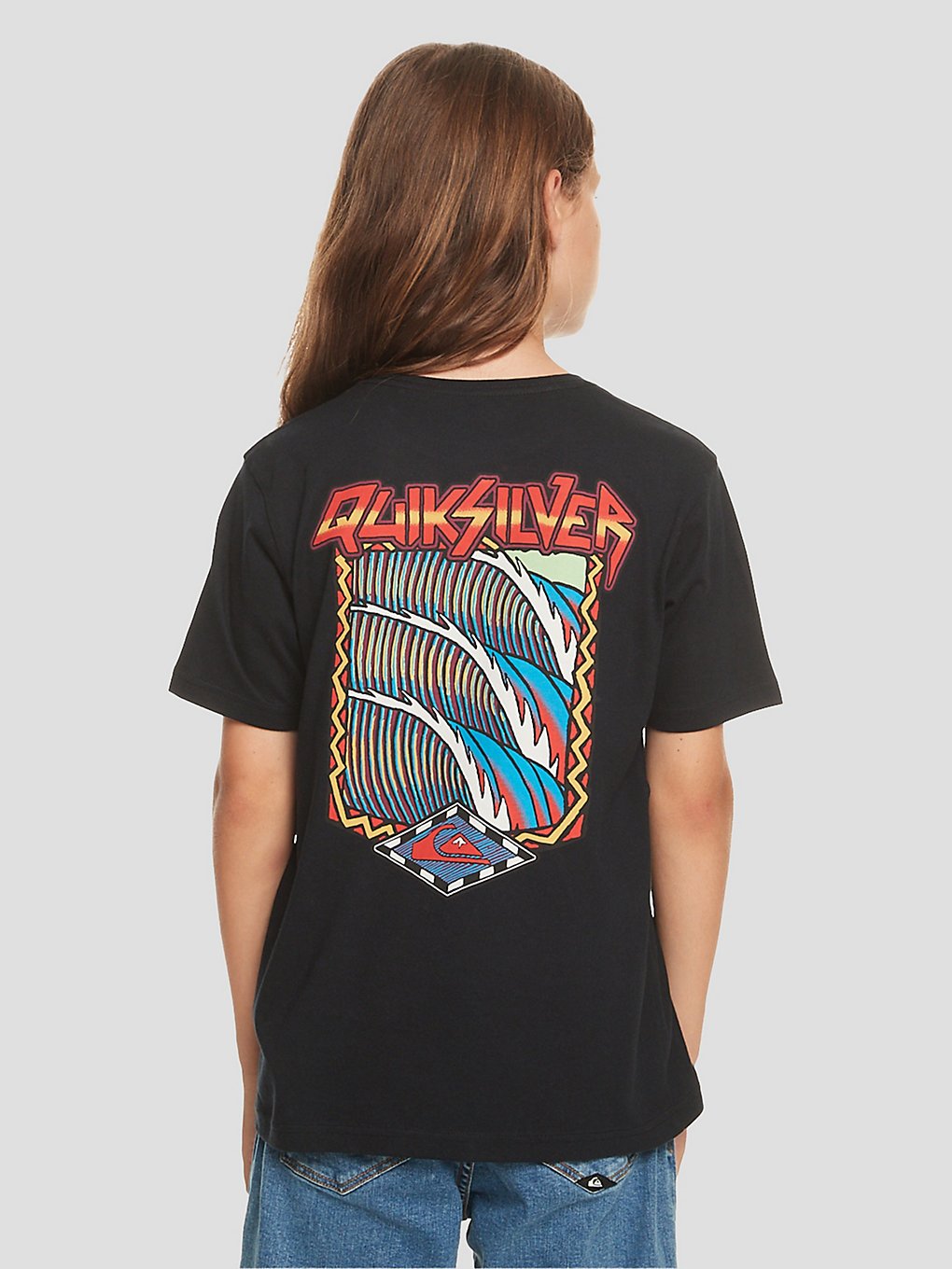 Quiksilver Retro Wav T-Shirt zwart