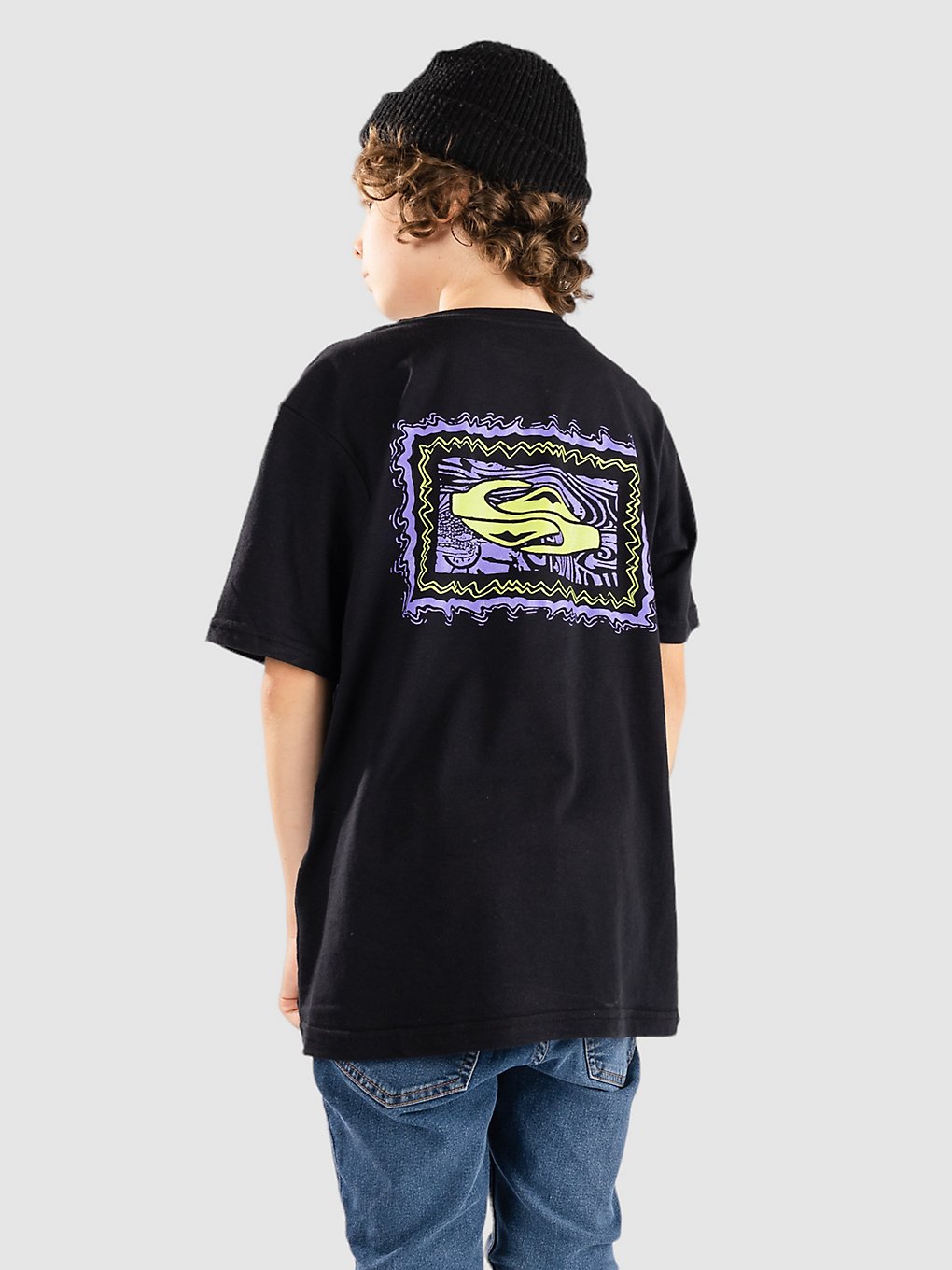 Quiksilver Taking Roots T-Shirt zwart