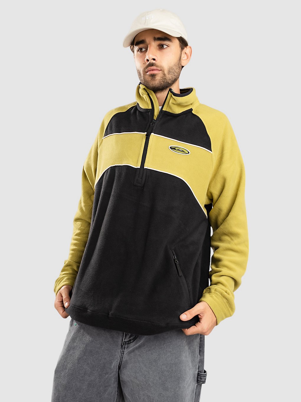 Quiksilver Powder Chaser Hz Fleece trui zwart