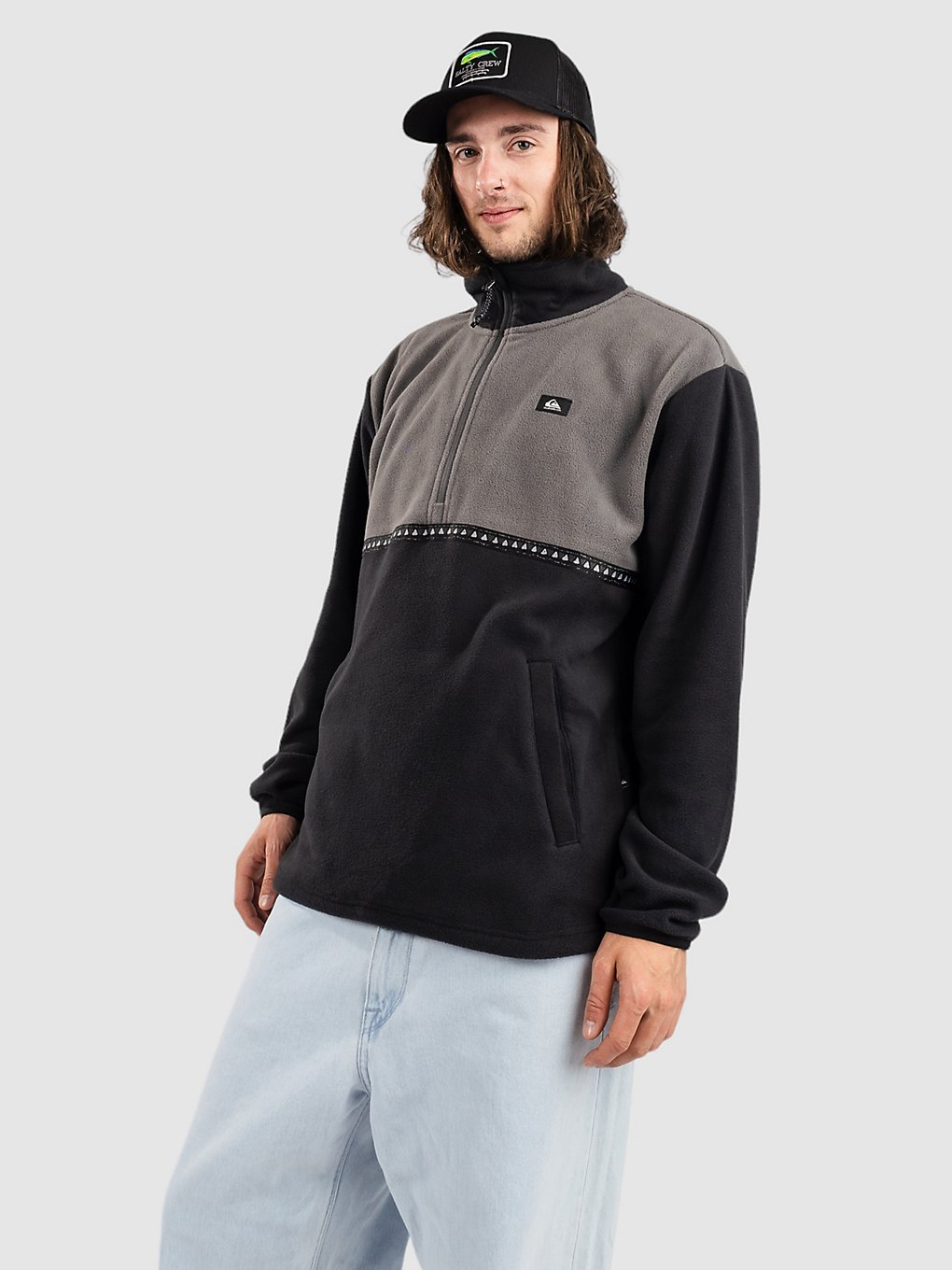 Quiksilver Taped Off Polar Fleece trui zwart