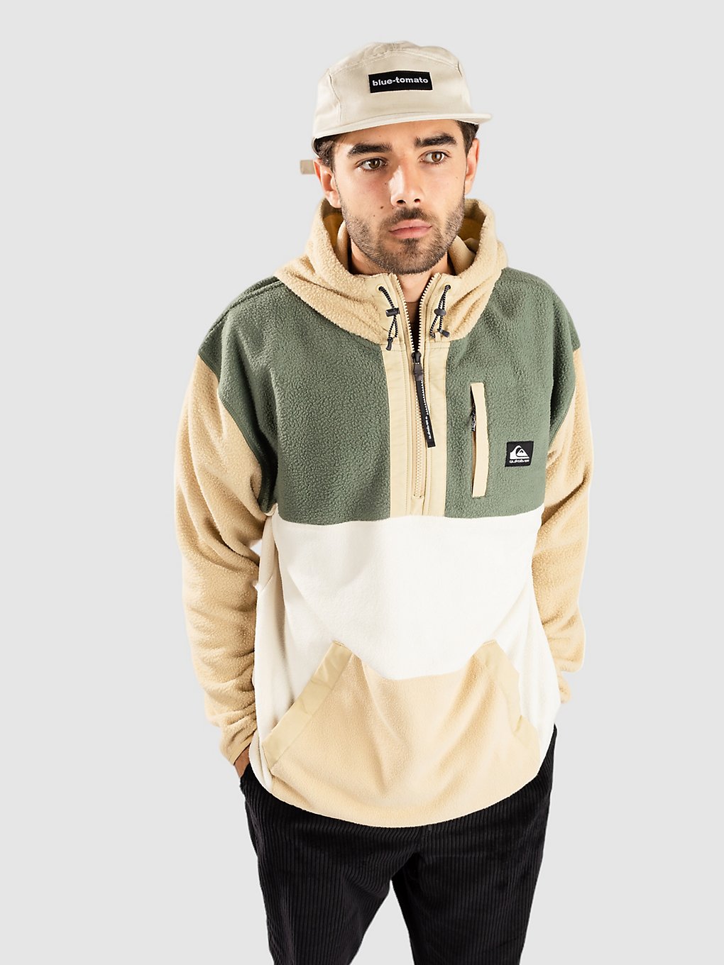 Quiksilver Ocean View Mix Up Fleece Trui groen