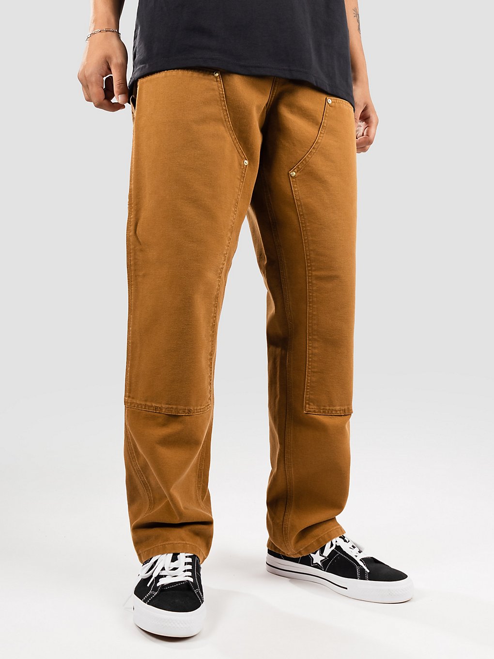 Carhartt WIP Double Knee Broek bruin