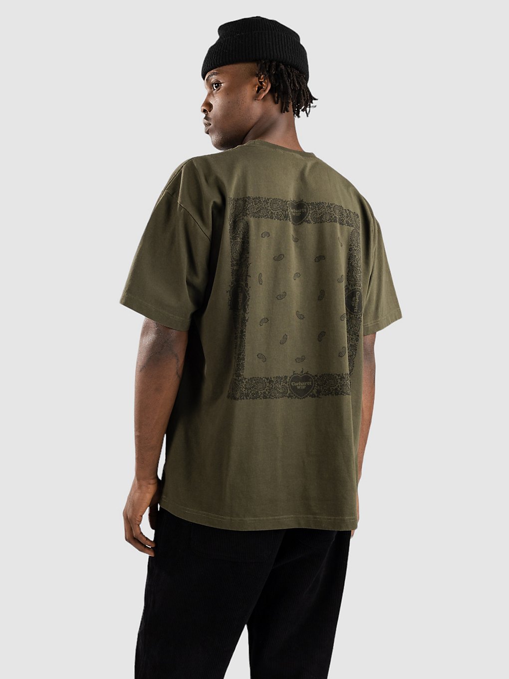 Carhartt WIP Paisley T-Shirt groen