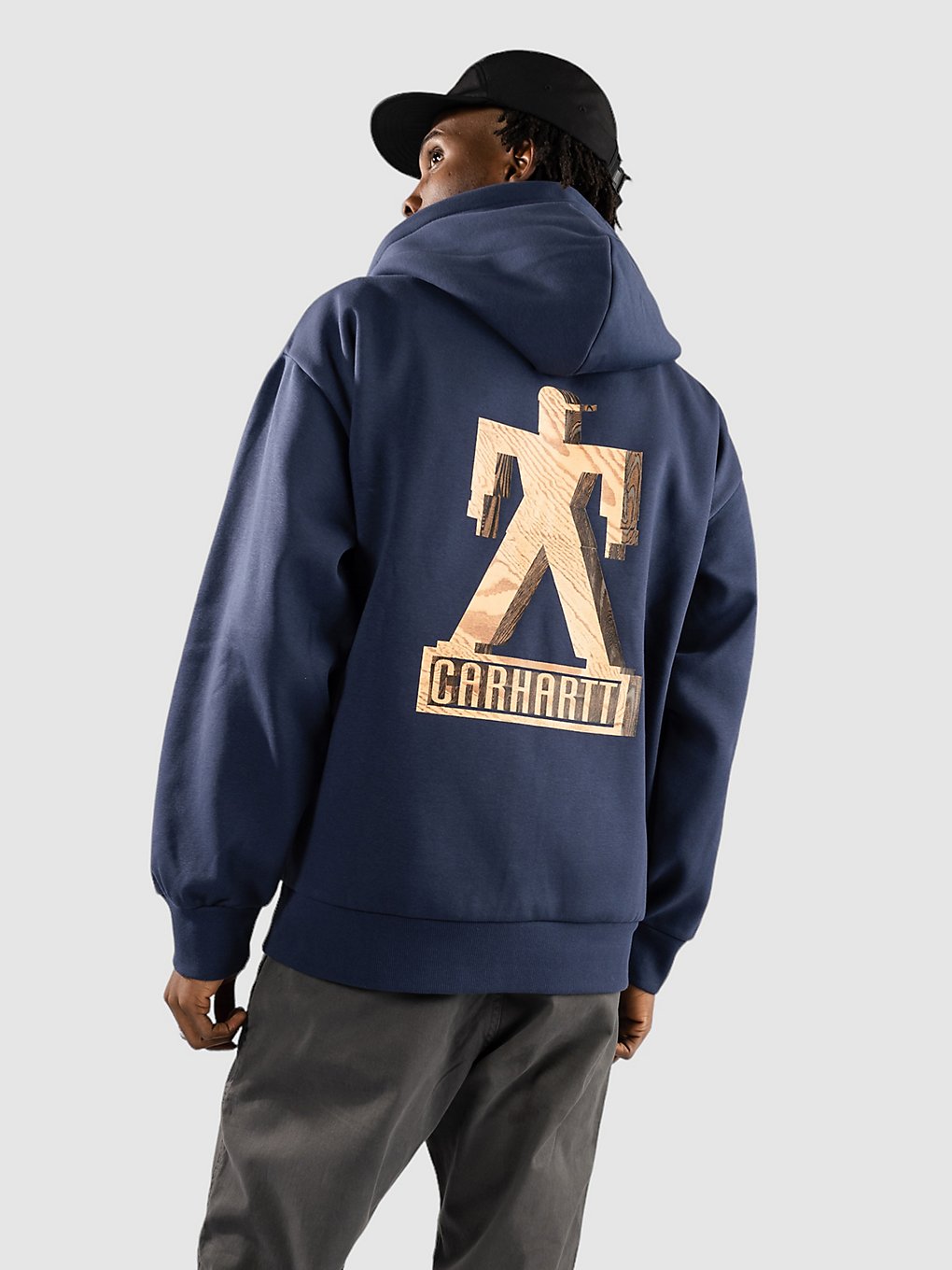 Carhartt WIP Built Zip Hoodie blauw