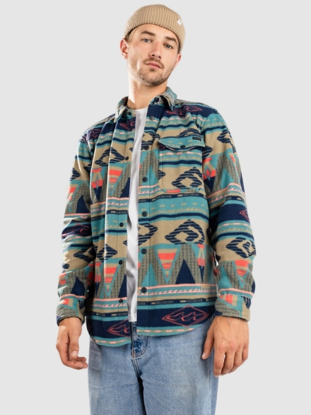Billabong Furnace Flannel Hemd blauw