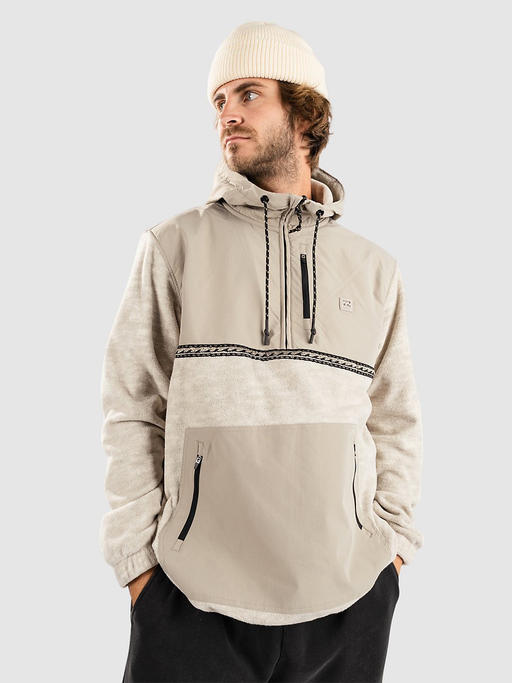 Billabong Boundary Graphene Fleece Trui bruin