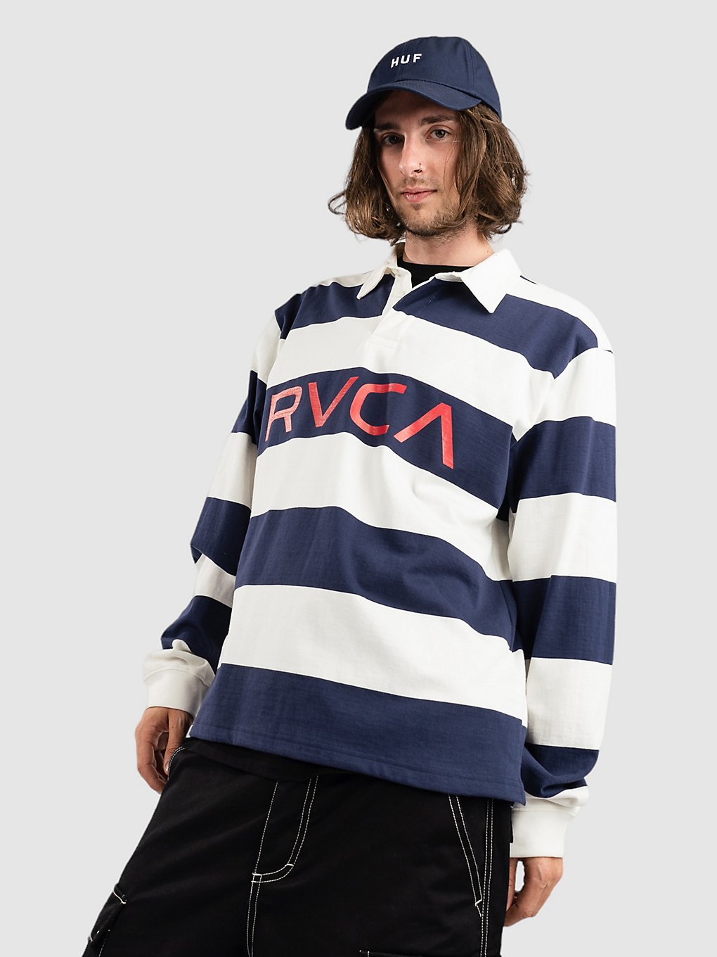 RVCA Polo blauw