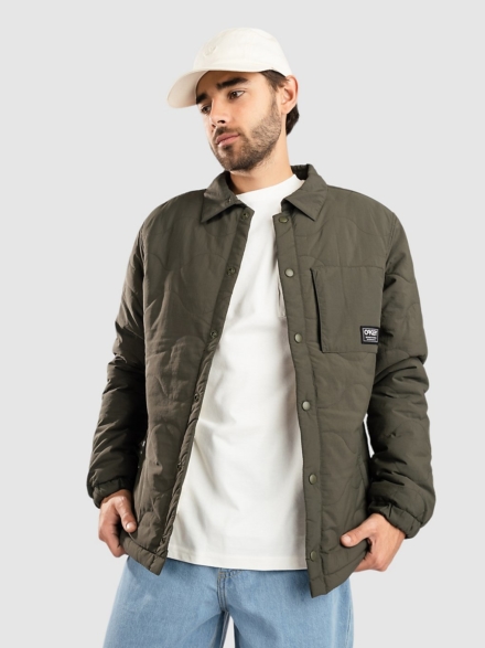 Oakley Quilted Sherpa Jas groen