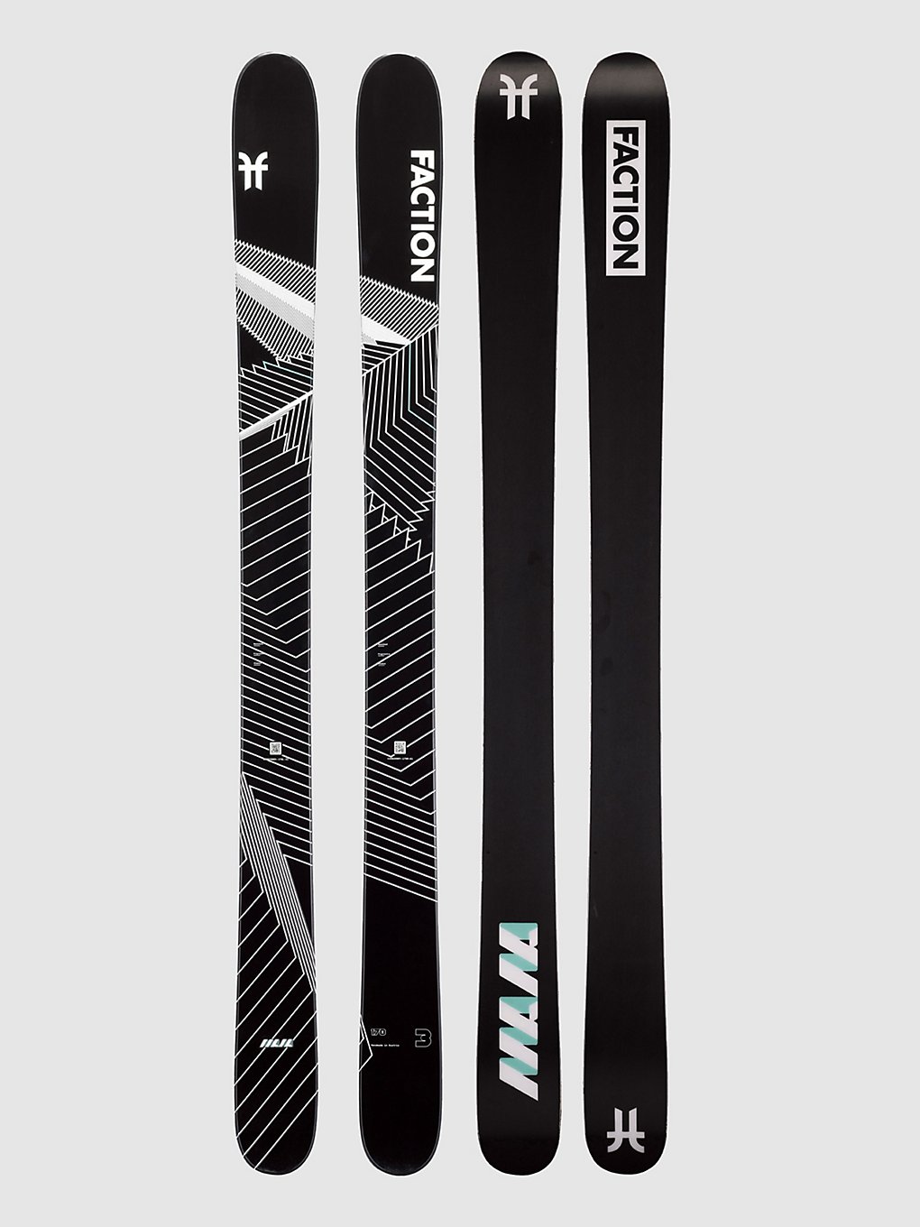 Faction Mana 3 2024 Ski's zwart