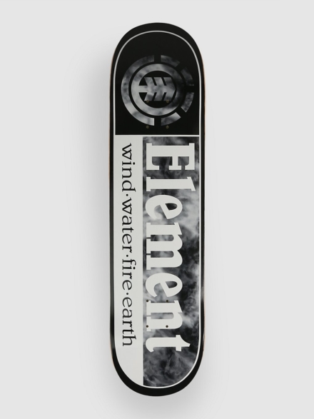 Element Smoke Dyed Section 8" Skateboard deck zwart