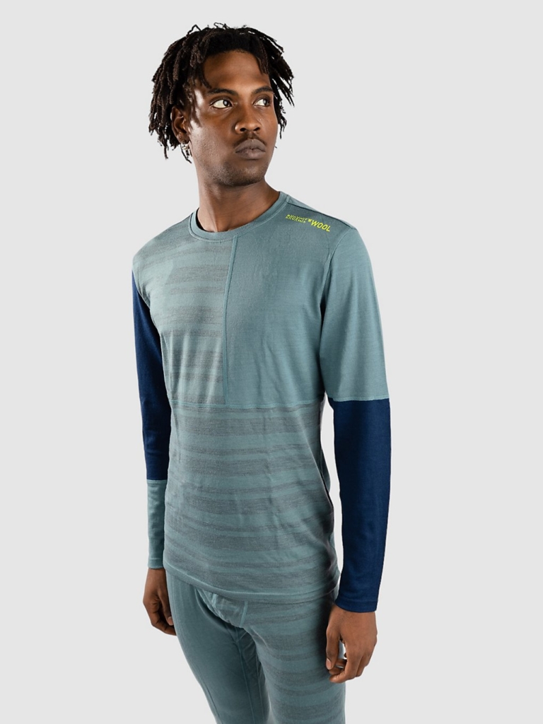 Ortovox 185 Rock ‘N’ Wool Thermo shirt grijs
