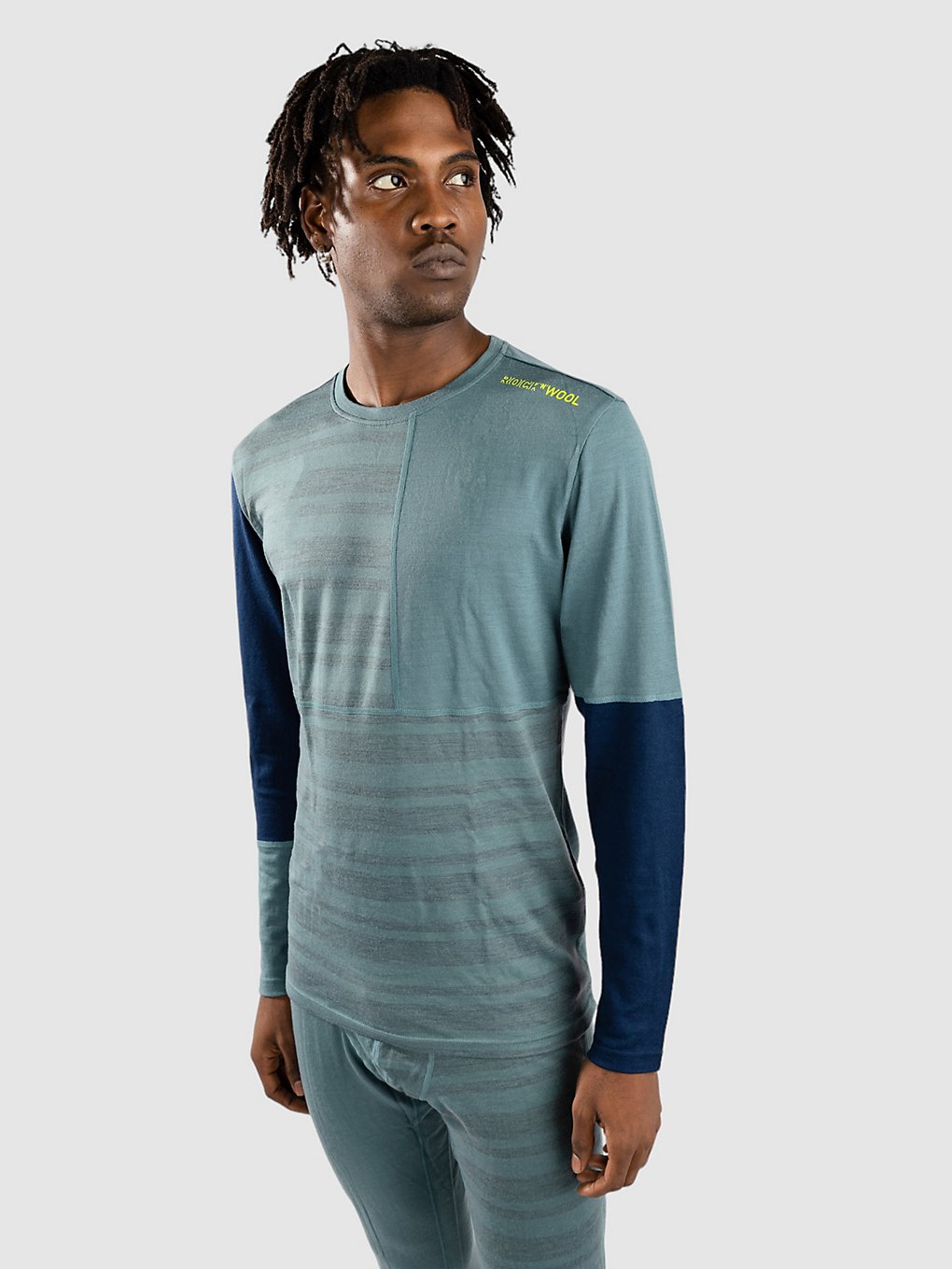 Ortovox 185 Rock 'N' Wool Thermo shirt grijs