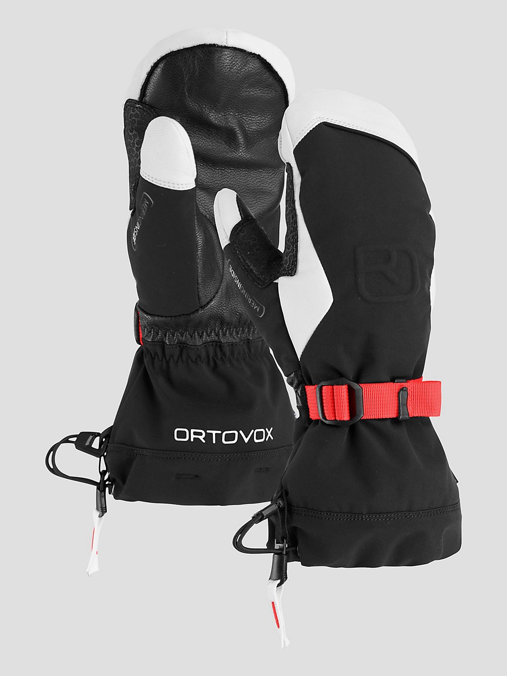 Ortovox Merino Freeride Wanten zwart