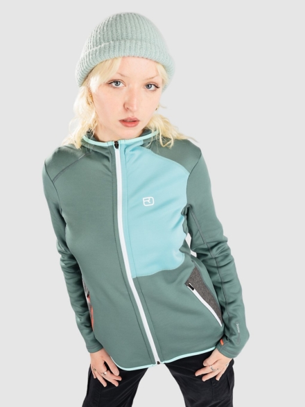 Ortovox Hooded Fleece jas grijs