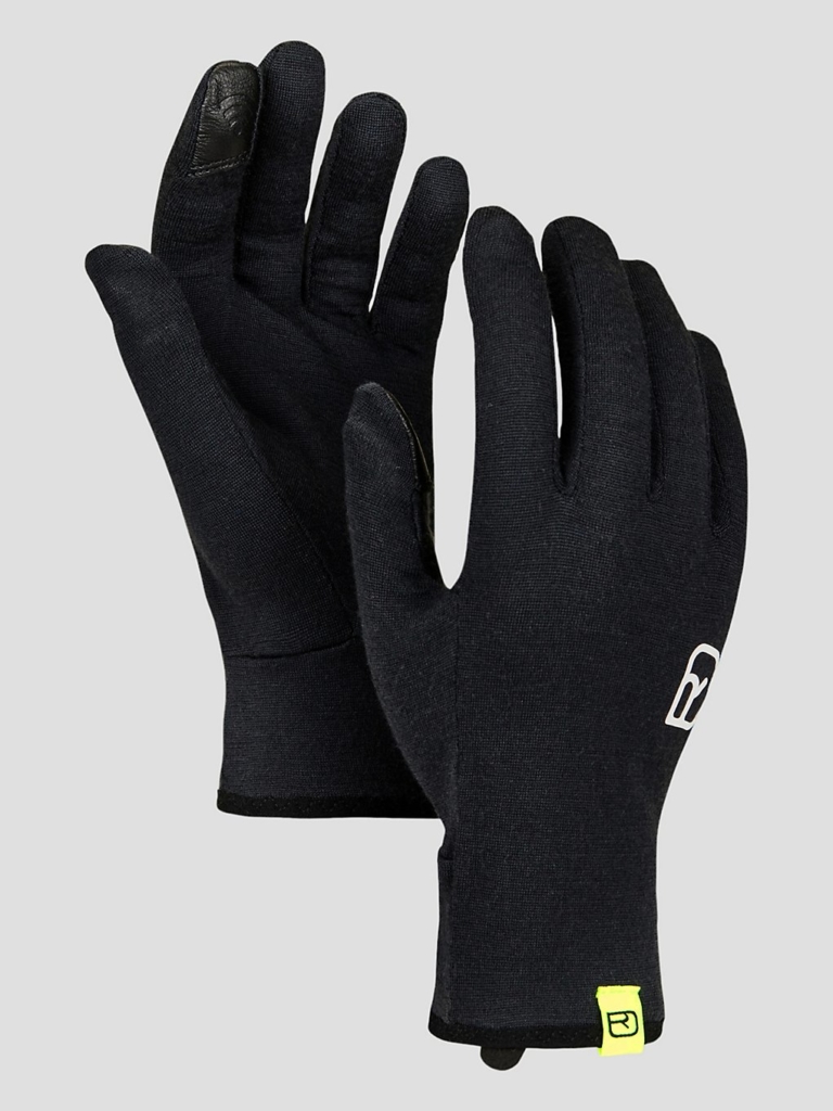 Ortovox 185 Rock’N’Wool Liner handschoenen zwart