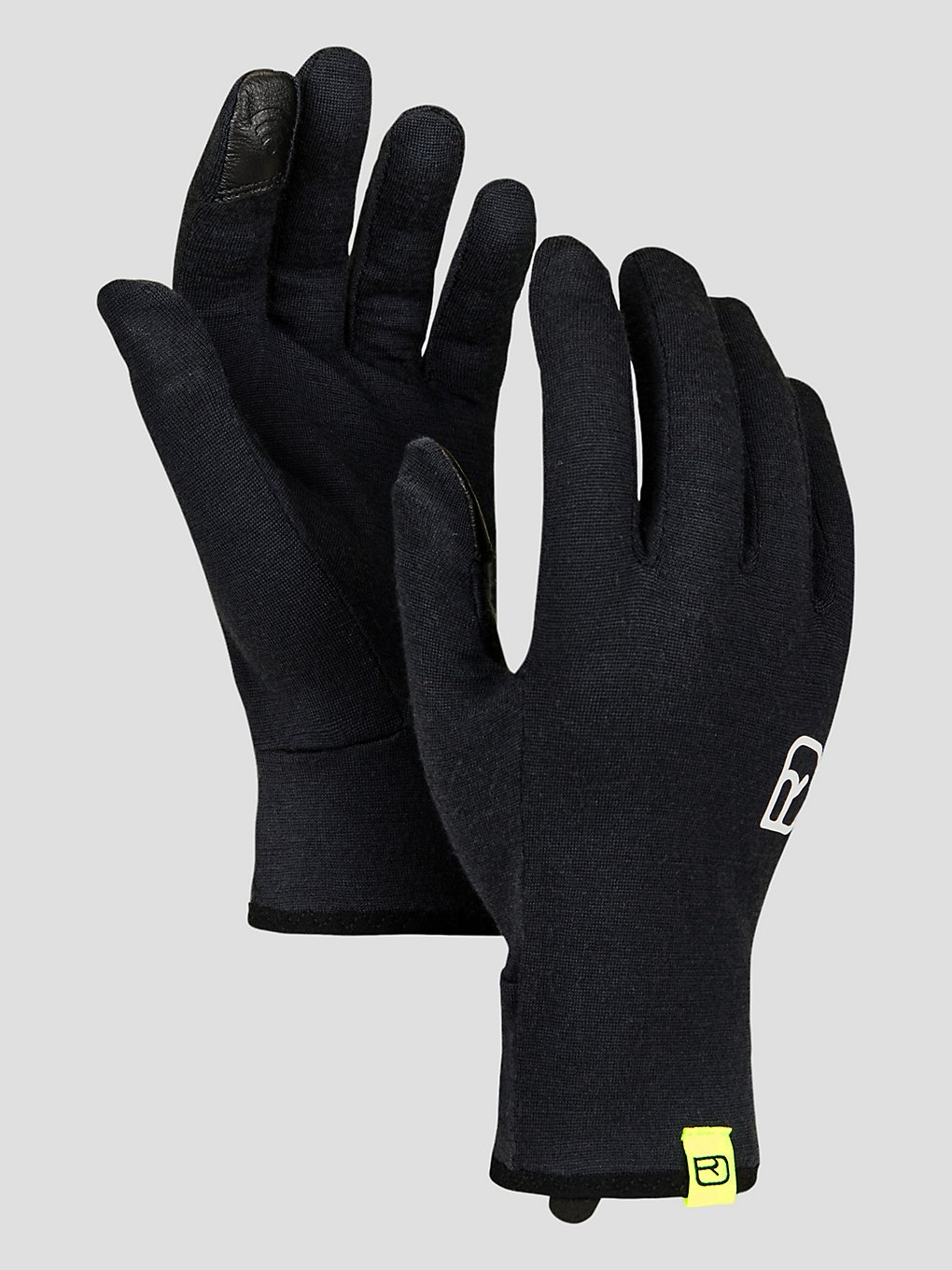 Ortovox 185 Rock'N'Wool Liner handschoenen zwart