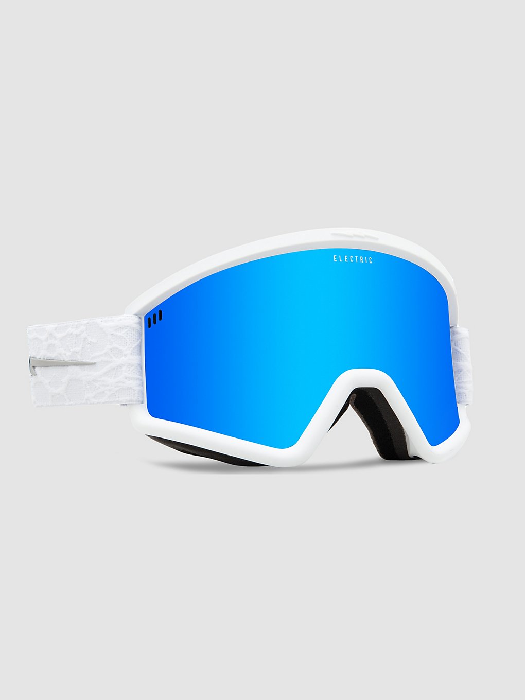 Electric Hex Matte wit Nuron Skibril blauw