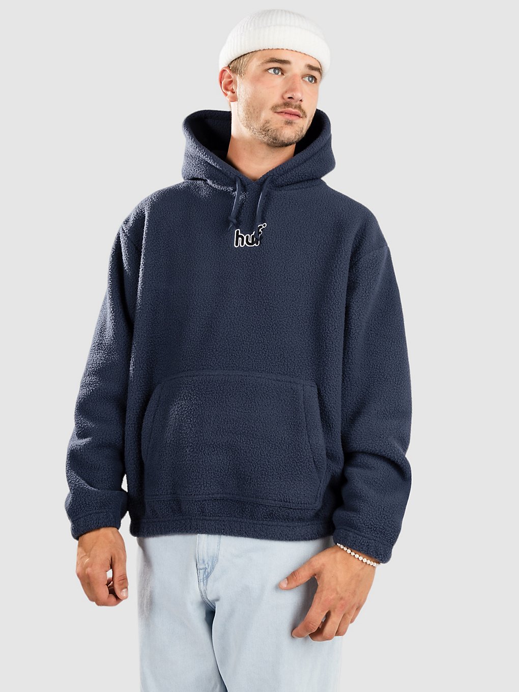 HUF Griffith Fleece Trui blauw