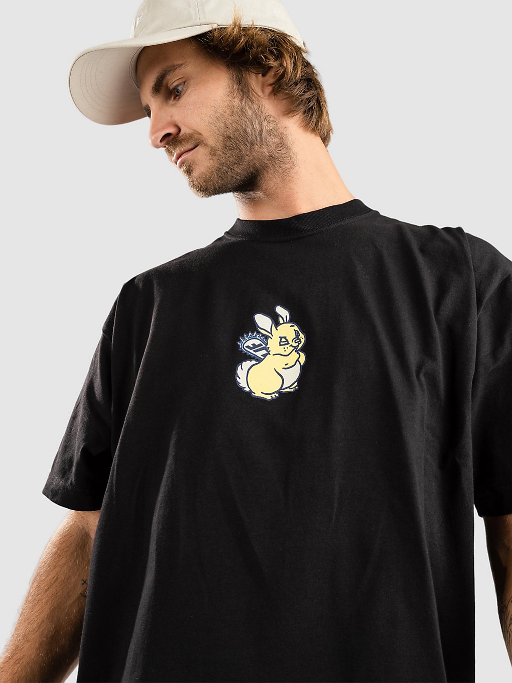 HUF Bad Hare Day T-Shirt zwart