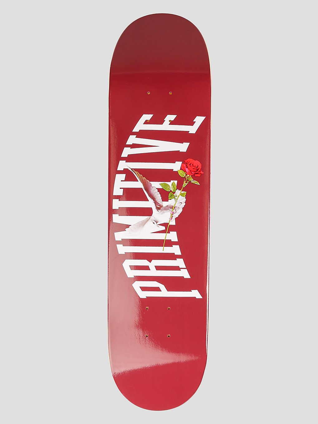 Primitive Messenger 7.75" Skateboard deck rood