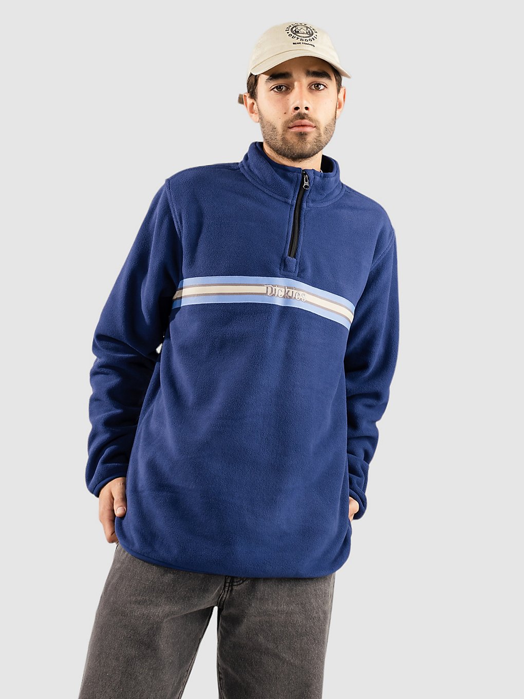 Dickies Tom Knox Quarter Trui blauw