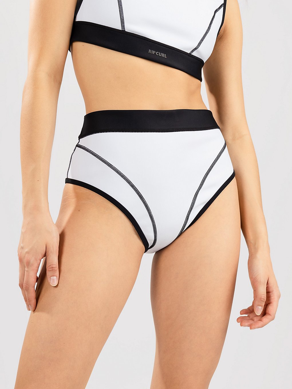 Rip Curl X Short High Leg Bikini broek zwart