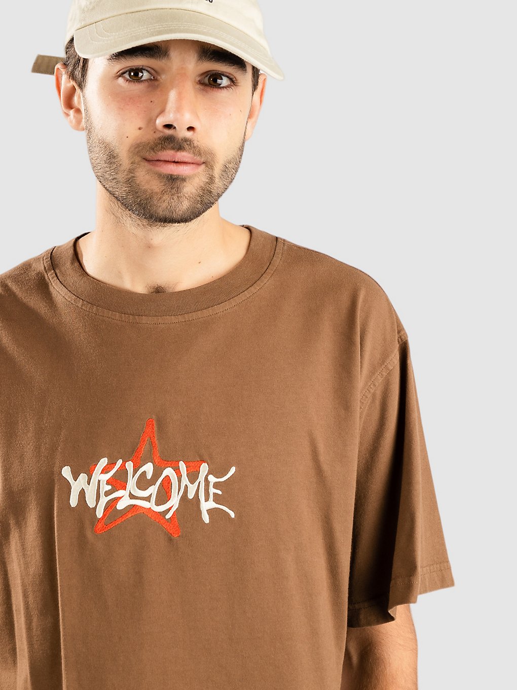 Welcome Vega Garment Dyed vest T-Shirt patroon
