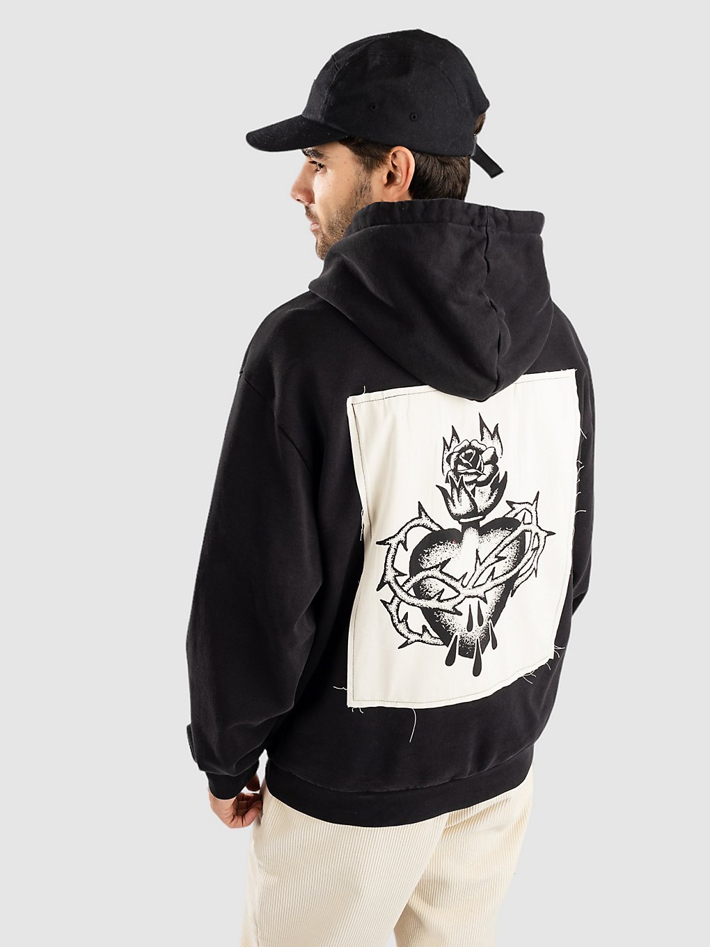 Welcome Sacred W/Patches Hoodie zwart