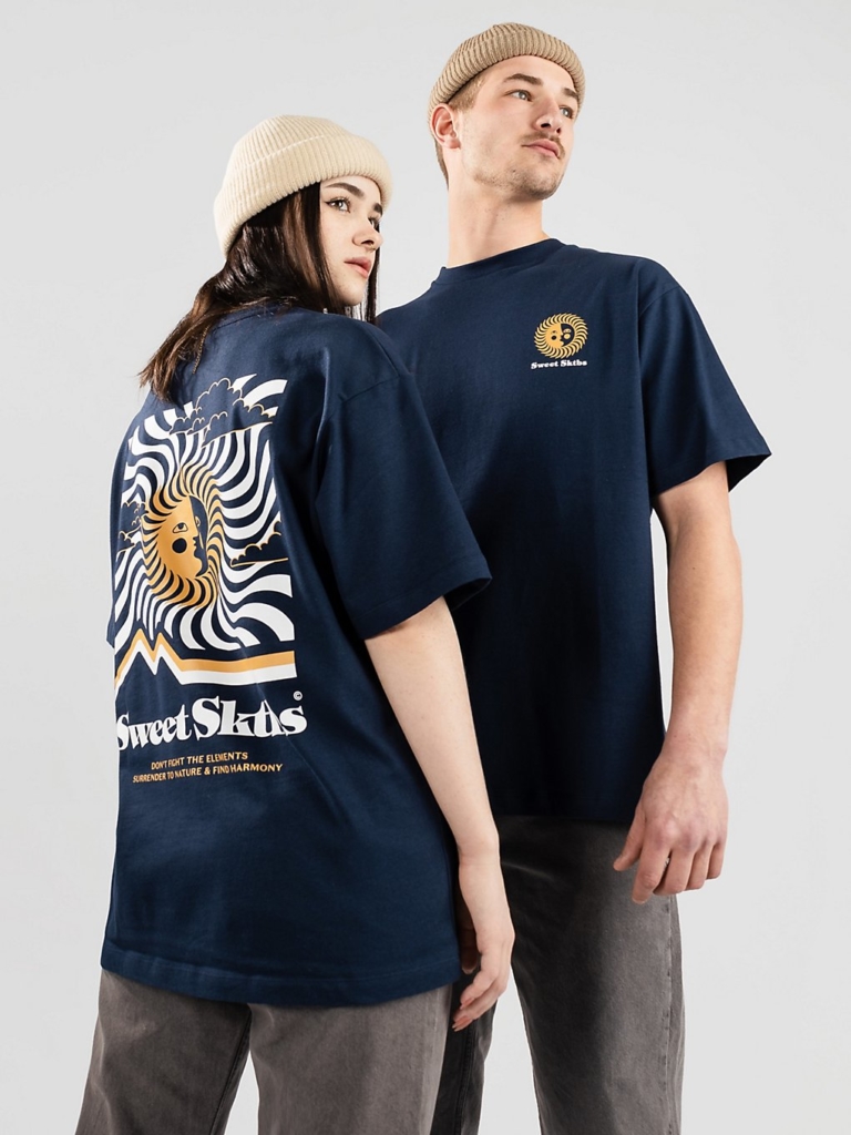 SWEET SKTBS Sweet Loose Sun T-Shirt blauw