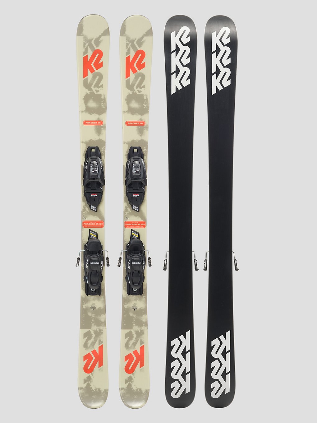 K2 Poacher Jr + FDT 7.0 L 2024 Ski set patroon