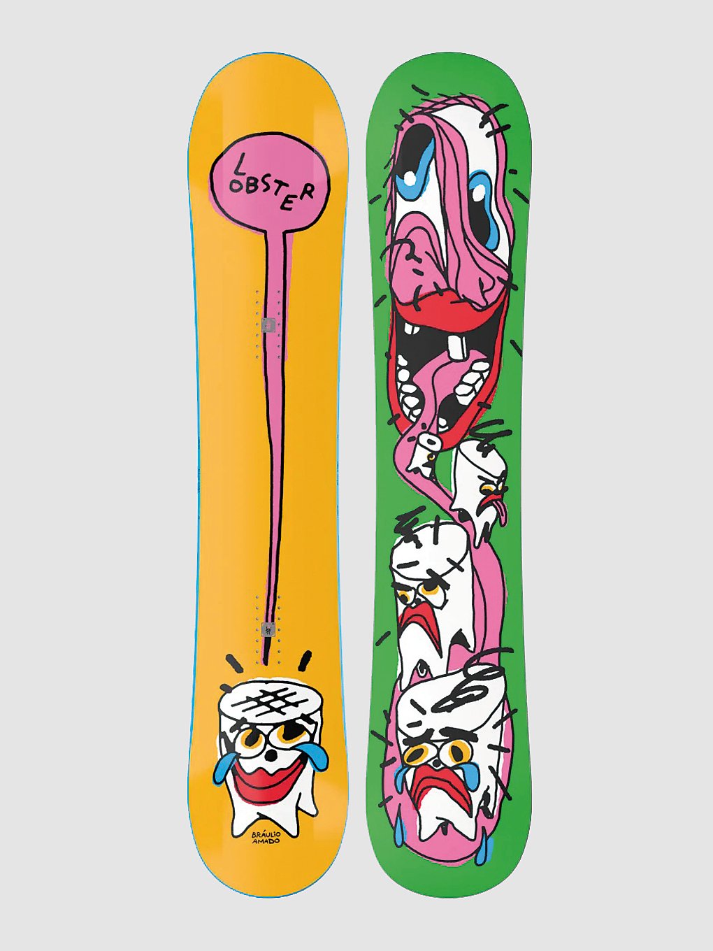 Lobster Braulio Amado Artist Edition 2024 Snowboard patroon