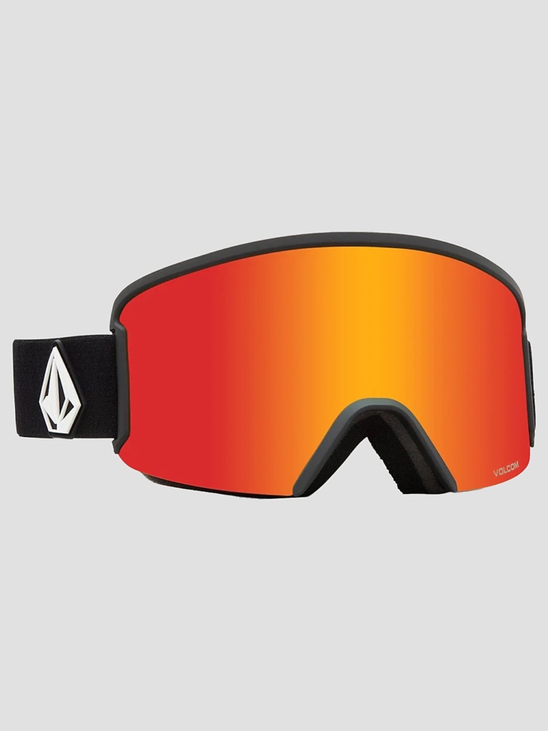 Volcom Garden Matte zwart Skibril zwart