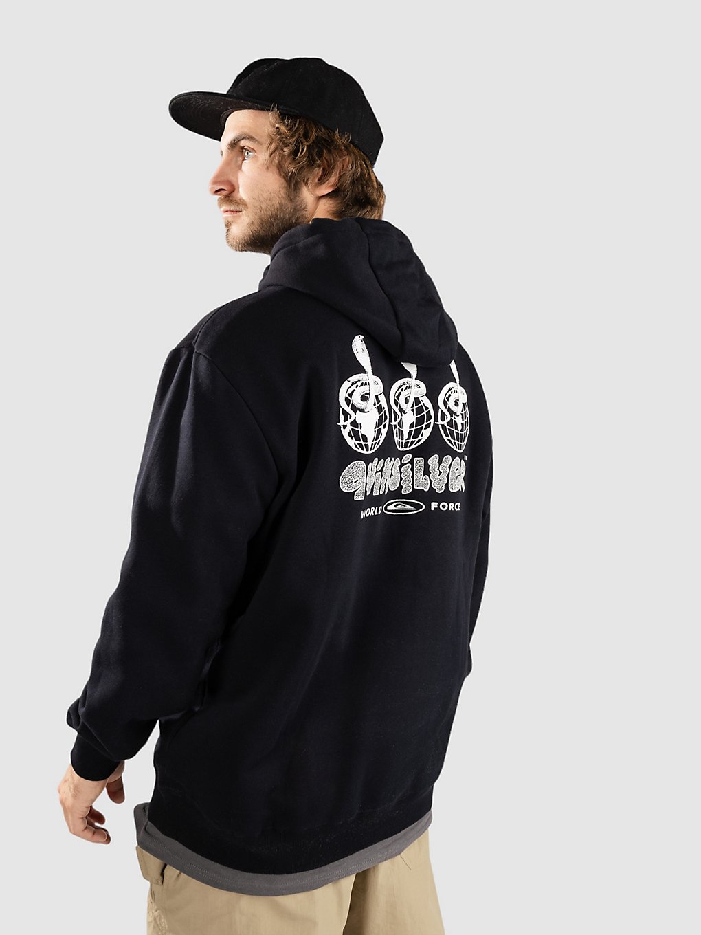 Quiksilver Global Force Hoodie zwart