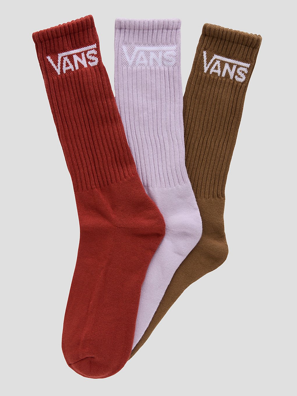 Vans Classic Crew (9.5-13) Sokken rood