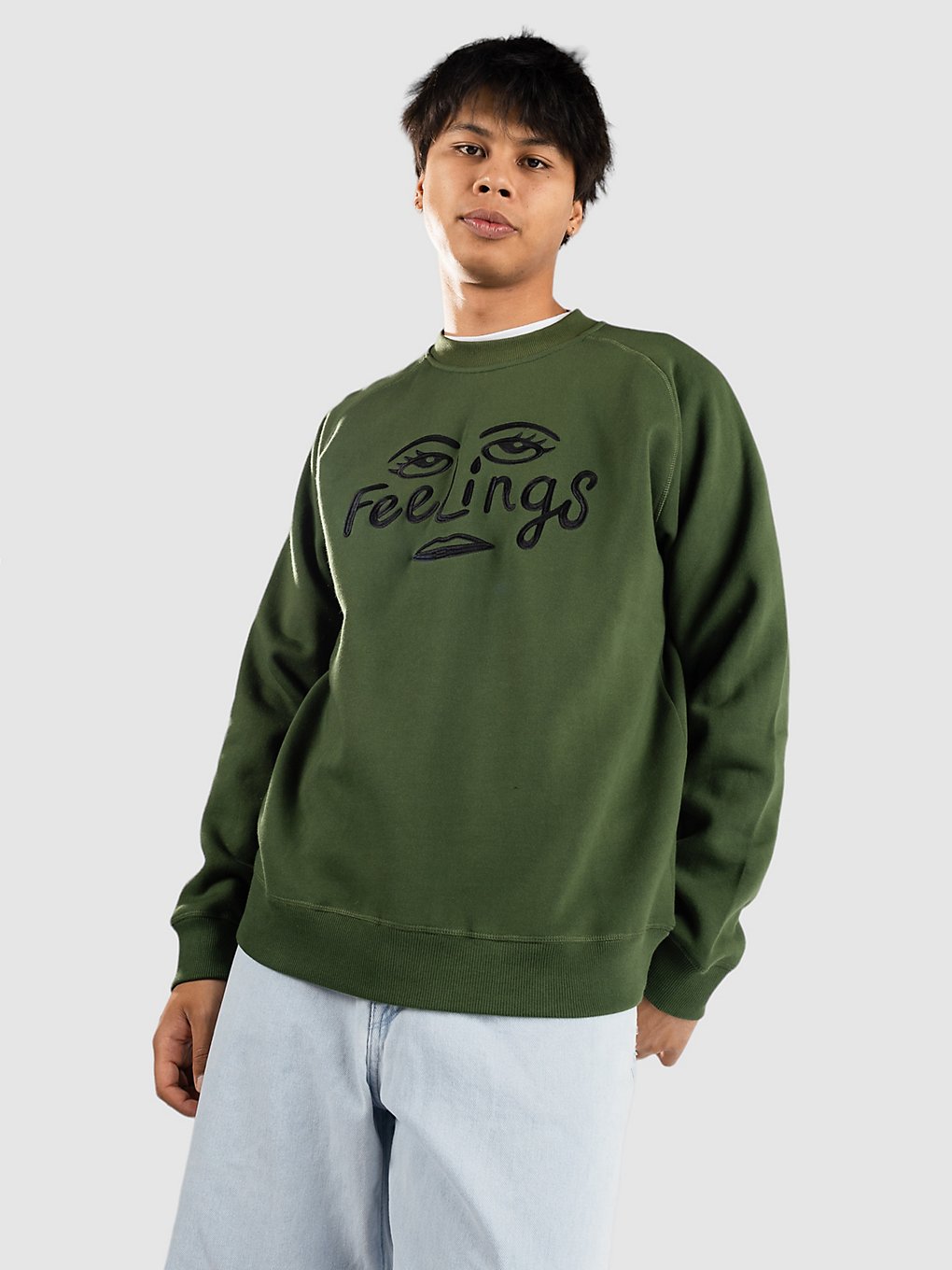 And Feelings Brea Custom Crewneck Trui groen