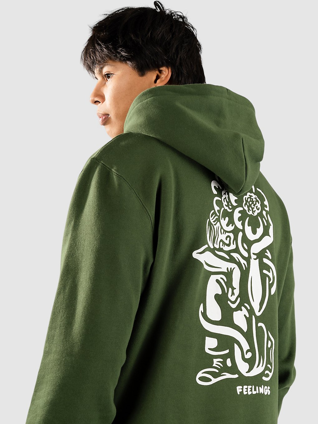 And Feelings Weight Hoodie groen