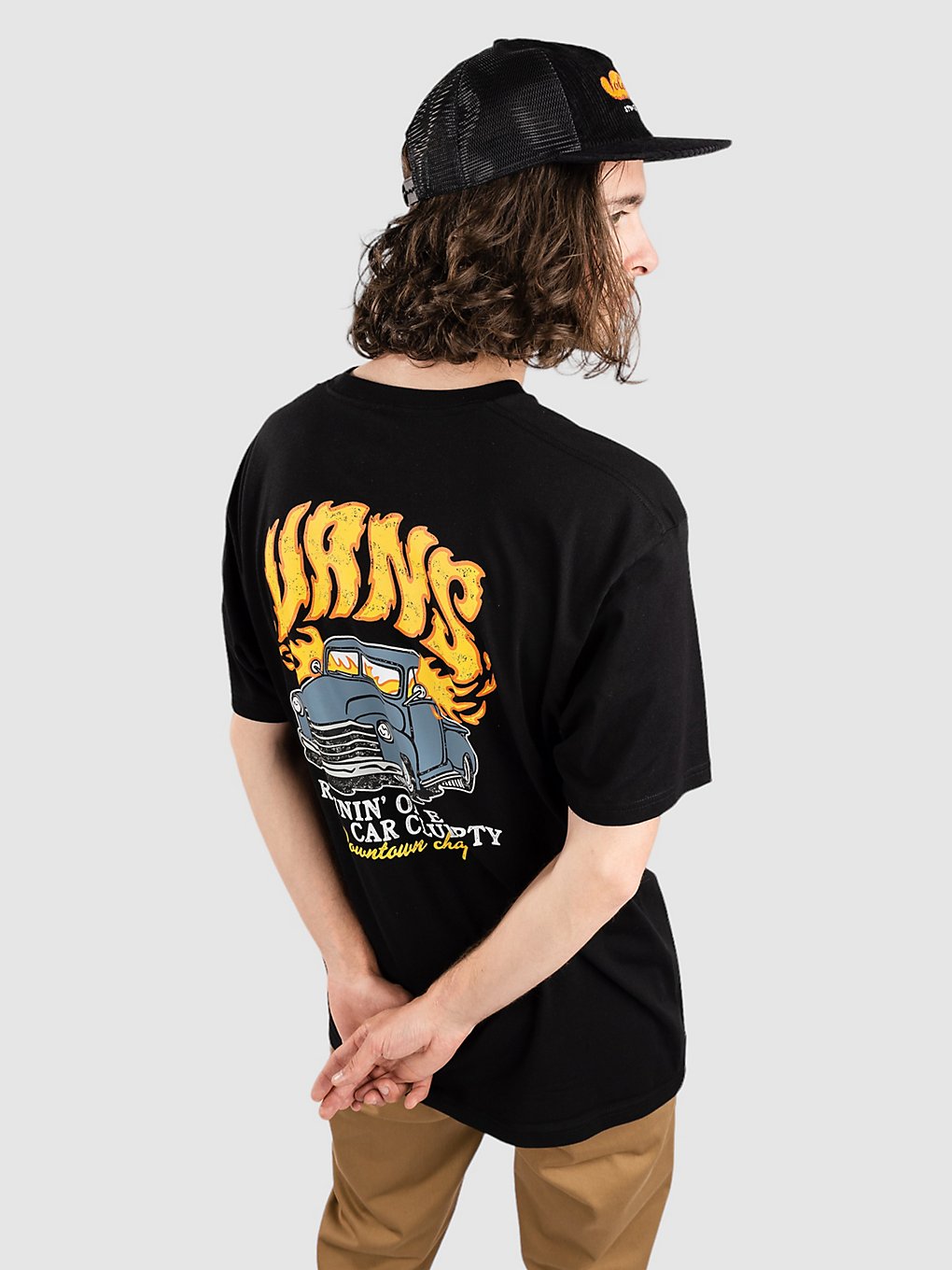 Vans Running On Empty T-Shirt zwart