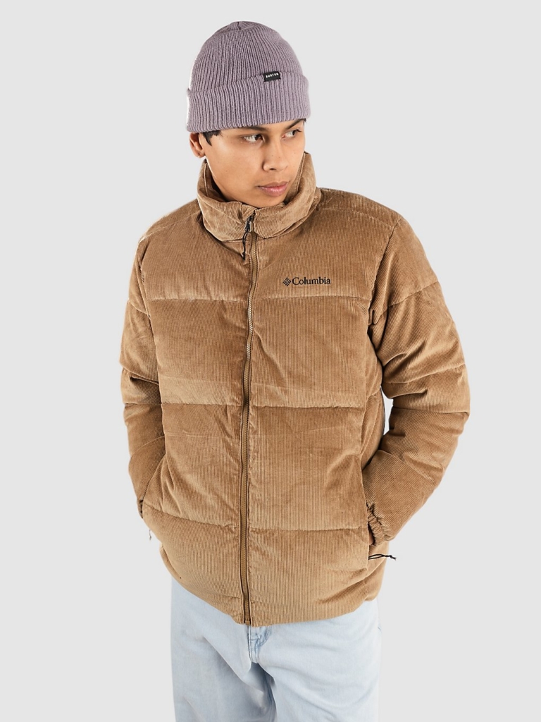 Columbia Puffect Corduroy Jas bruin