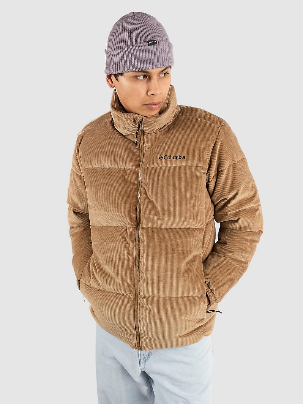 Columbia Puffect Corduroy Jas bruin