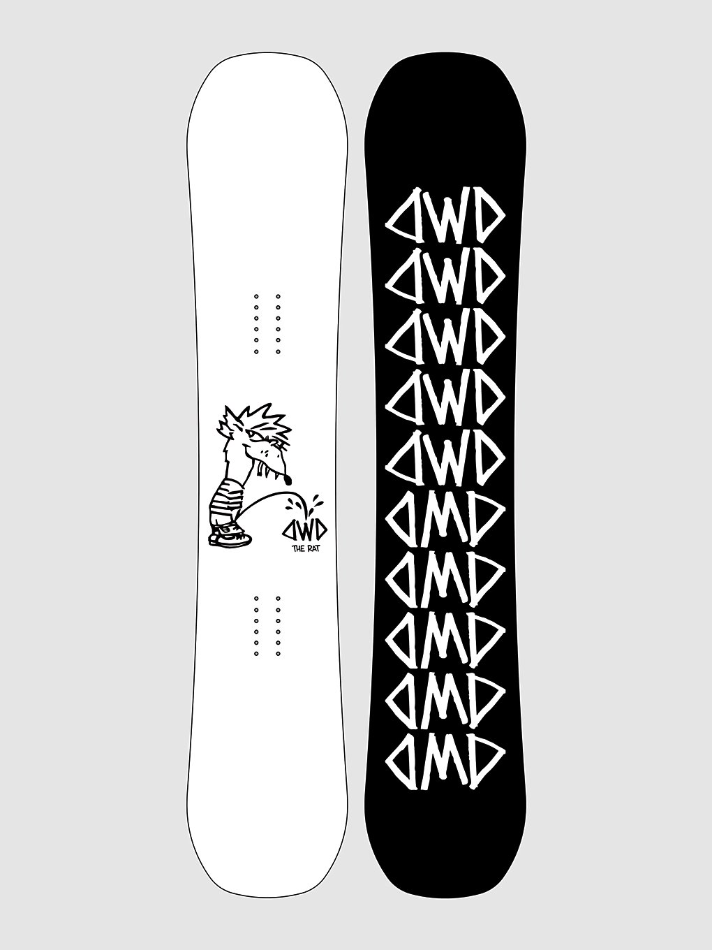 Dinosaurs Will Die Rat 2024 Snowboard patroon