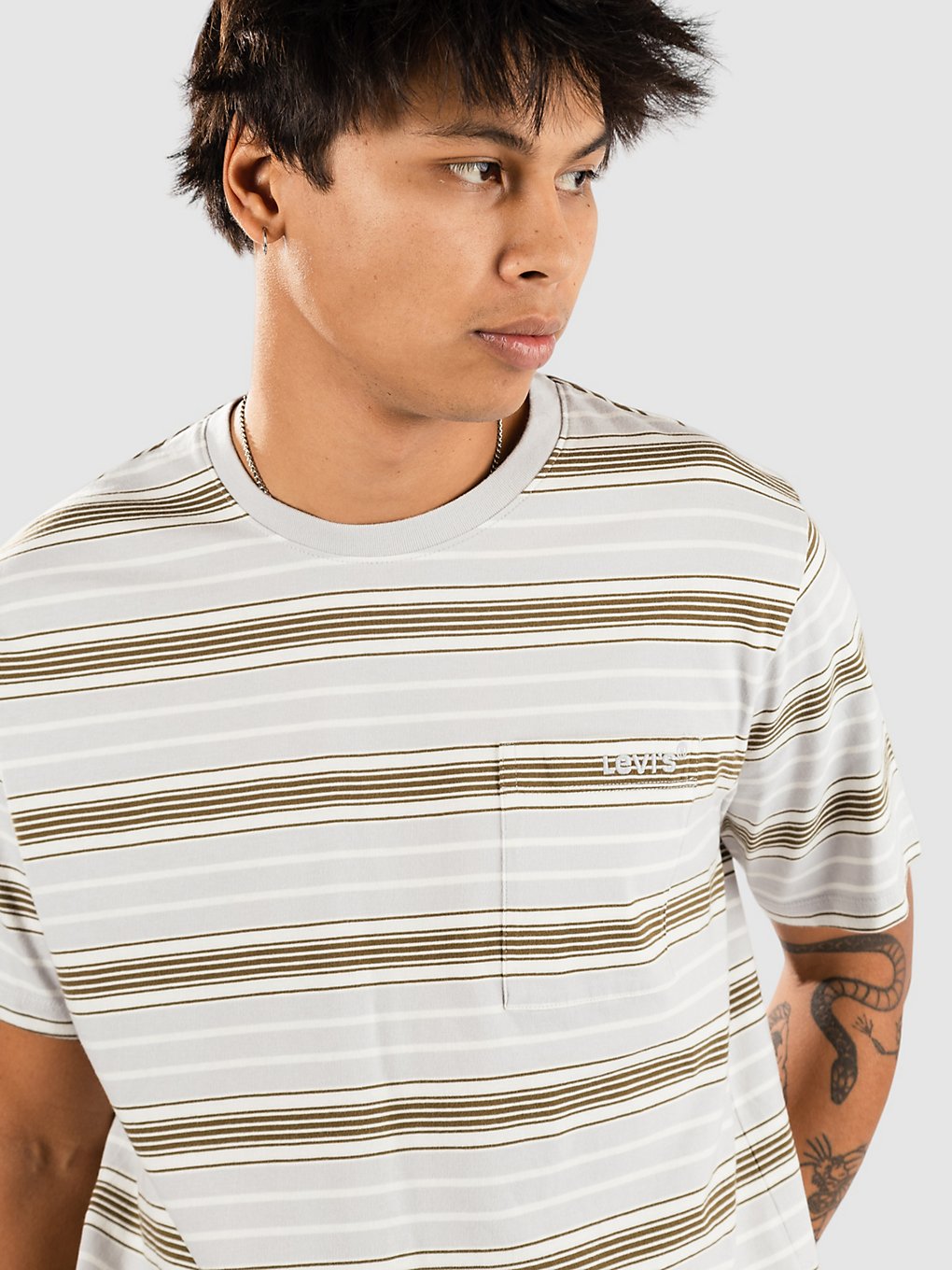 Levi's Pocket t-shirt Rlx T-Shirt patroon