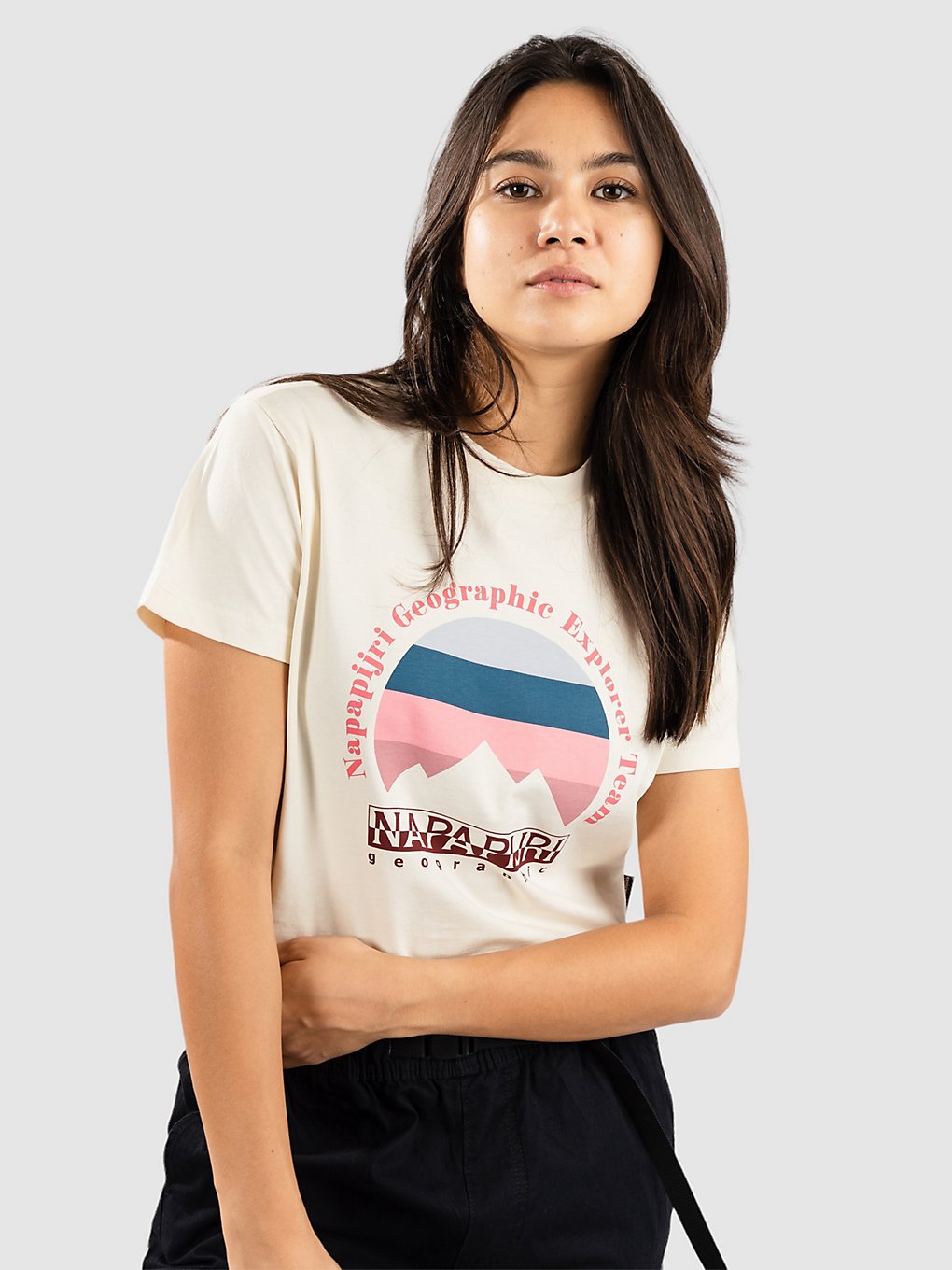 Napapijri S-Rope Crop 1 T-Shirt wit