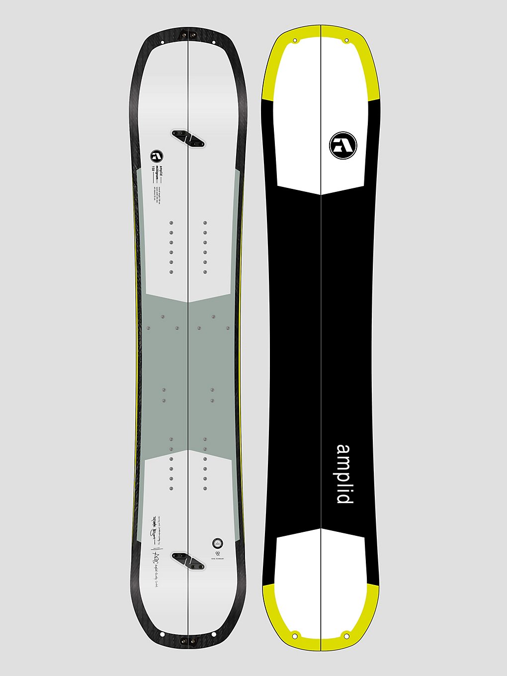 Amplid Milligram Split 2024 Splitboard patroon