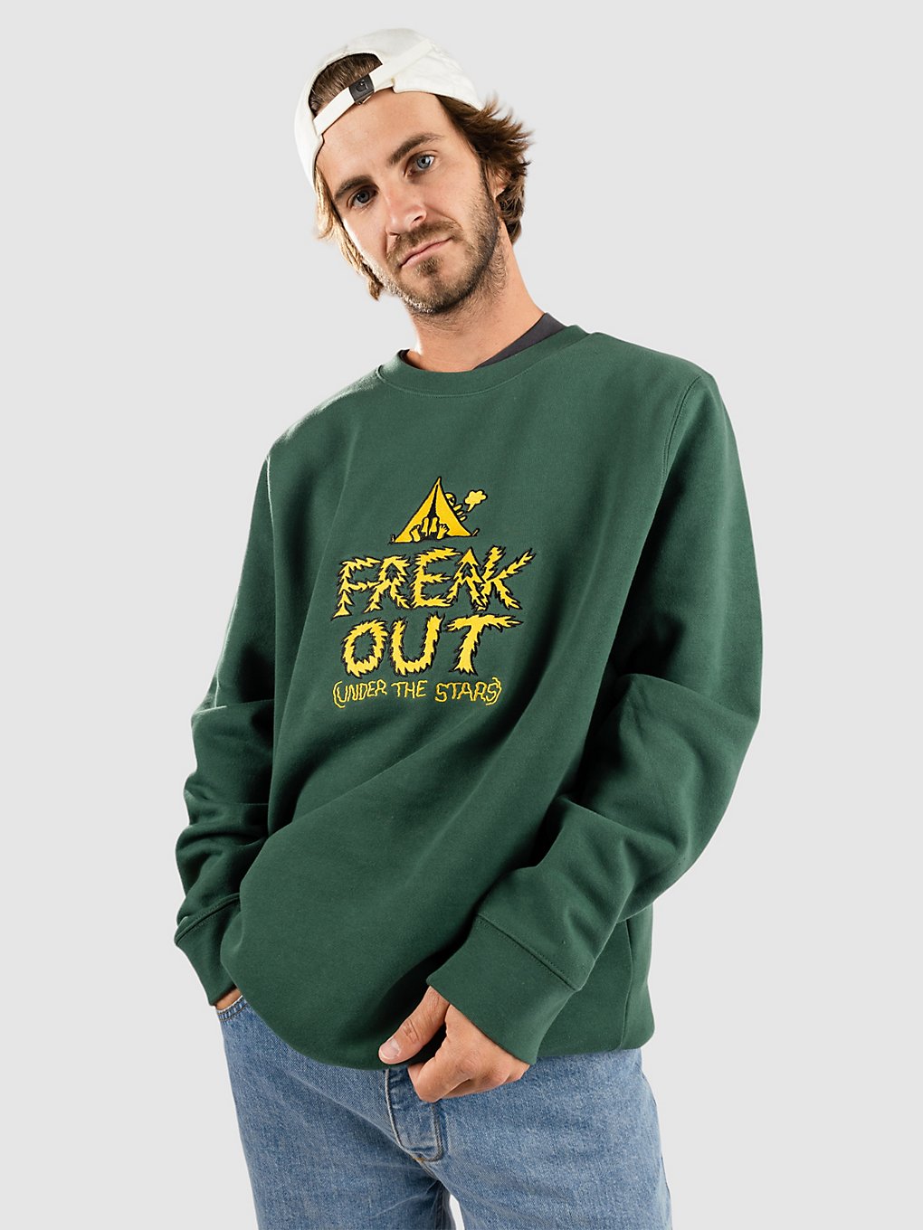 Killer Acid Freakout Crew Neck Trui groen