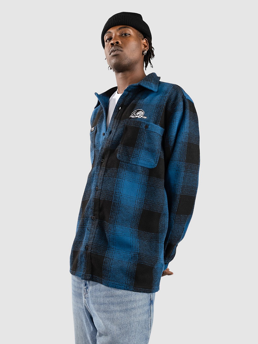 Lurking Class Lurker Flannel Hemd blauw