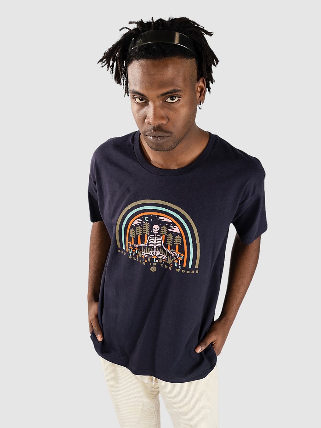 Stance Weird Woods T-Shirt blauw