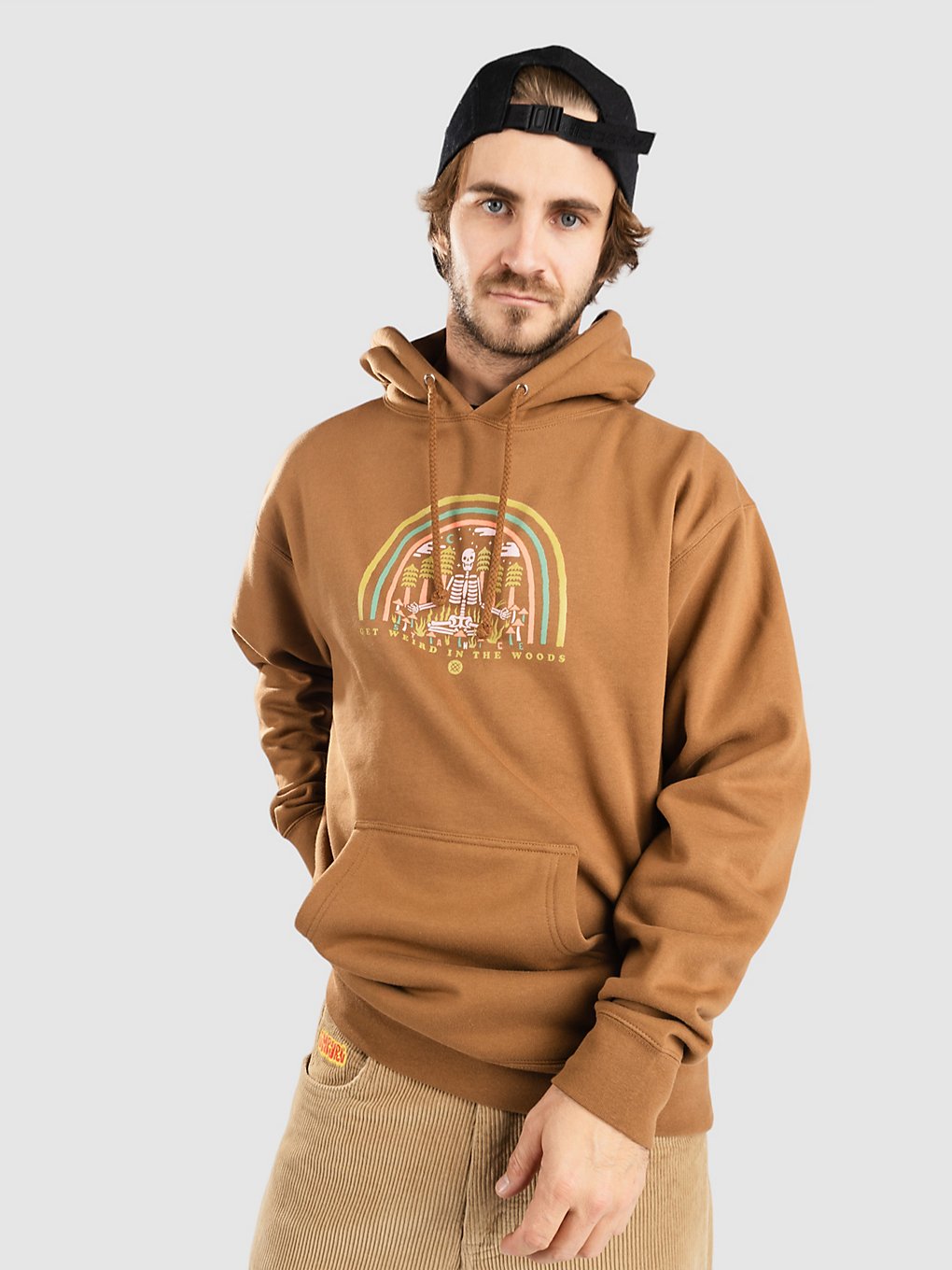 Stance Weird Woods Hoodie bruin