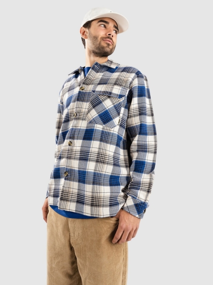 Woodbird Glixto Heck Hemd blauw