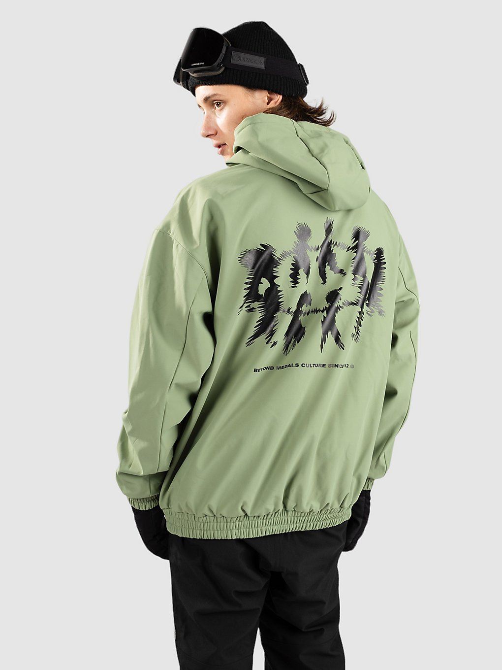 Beyond Medals Softshell Shred Hoodie groen