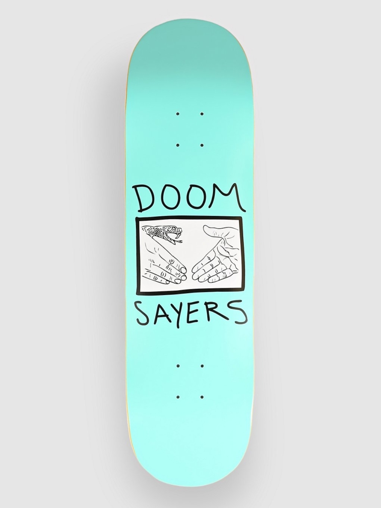 Doomsayers Snake Shake 8.75″ Skateboard deck blauw